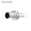 Wholesale M12 Male Face Plate Connector, B Code, Welded Type, Front Lock Mount, With Shield, Factory Manufacturer