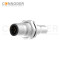 Wholesale M12 Male Face Plate Connector, B Code, Welded Type, Front Lock Mount, With Shield, Factory Manufacturer