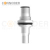 Wholesale M12 Male Face Plate Connector, B Code, Welded Type, Front Lock Mount, With Shield, Factory Manufacturer