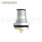 M12 Male Plug Industrial Connector Straight Soldering Backboard mounting Front Fastened Connector M16*1.5