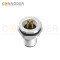 M12 Male Plug Industrial Connector Straight Soldering Backboard mounting Front Fastened Connector M16*1.5