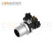 M12 B Code Male Angle Circular Connector-Panel Mount, PCB Dip-solder Connection,M12x1.0,