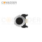 M12 B Code Male Angle Circular Connector-Panel Mount, PCB Dip-solder Connection,M12x1.0,