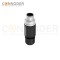 M12 Male Straight Circular Connector-Field Wireable,,Screw Connection,B code,PG7