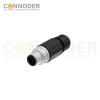 M12 Male Straight Circular Connector-Field Wireable,,Screw Connection,B code,PG7