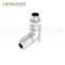M12 Male Right Angle Circular Connector-Metal Assembled,Field Wireable,Solder Connection,B code,Shielded