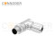 M12 Male Right Angle Circular Connector-Metal Assembled,Field Wireable,Solder Connection,B code,Shielded