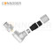 M12 Male Right Angle Circular Connector-Metal Assembled,Field Wireable,Solder Connection,B code,Shielded