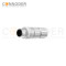 M12 Male Straight Circular Connector-Metal Assembled,Field Wireable,Solder Connection,B code,Shielded