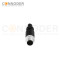 M12 B code Male Cable Connector-Straight Overmolded Cable,UL, PUR, black,Solder Connection