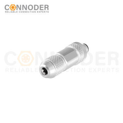 Wholesale M12 B Circular Connector l 4 Pin Metal Assembled,Field Wireable,Screw Connection,Shielded,PG9