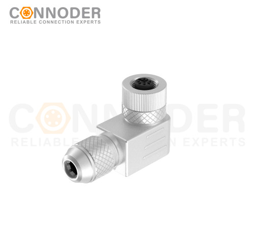 Wholesale M12 B Circular Connector l 4 Pin Metal Assembled,Field Wireable,Screw Connection,Shielded,PG9