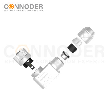Wholesale M12 B Circular Connector l Metal Assembled,Field Wireable,Screw Connection,Shielded,PG9