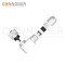 M12 B code Female Angle Circular Connector-Metal Assembled,Field Wireable,Screw Connection,Shielded,PG9
