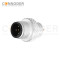 M12 B code Male Cable Connector-Metal Shell Unshielded Overmolded  Connector,Solder Connection,Custom