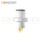 M12 B code Male Cable Connector-Metal Shell Unshielded Overmolded  Connector,Solder Connection,Custom