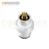 M12 B code Male Cable Connector-Metal Shell Unshielded Overmolded  Connector,Solder Connection,Custom