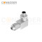 M12 B code Male Angle Circular Connector-Metal Assembled,Field Wireable,Screw Connection,Shielded,PG7