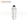 M12 B code Male Straight Circular Connector-Metal Assembled,Field Wireable,Screw Connection,Shielded,PG7