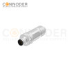 M12 B code Male Straight Circular Connector-Metal Assembled,Field Wireable,Screw Connection,Shielded,PG7