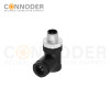 M12 B code Male Angle Circular Connector-Field Wireable,,Screw Connection,PG9