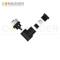 M12 B code Female Angle Circular Connector-Field Wireable Mount,Screw Connection,PG9