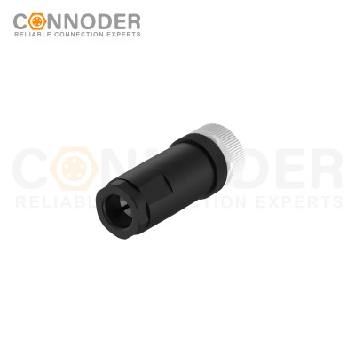 Wholesale M12 Circular Connector l 5 Pin Female Field Wireable Mount,Screw Connection,PG9