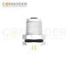 Wholesale M5 3 Pin Circular Connectors Board Rear Mount Female Socket PCB Style, Solder, Front Fastened