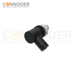 M12 B code Male Angle Circular Connector-Field Wireable,Screw Connection,PG7