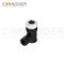 M12 B Coded Female Angle Circular Connector-Field Wireable Mount,Screw Connection,PG7