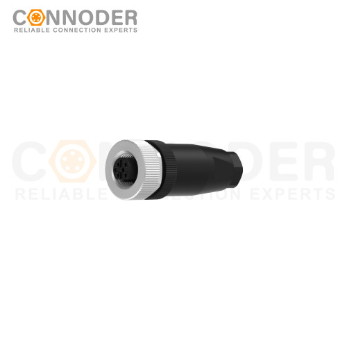 M12 B Coded Female Straight Circular Connector-Field Wireable Mount,Screw Connection,PG7