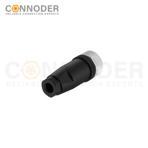 M12 B Coded Female Straight Circular Connector-Field Wireable Mount,Screw Connection,PG7
