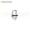 M12 B Coded Female Circular Connector-Panel Mount,Solder Connection,M12x1.0, Rear Fastened