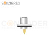 M12 B code Female Circular Connector-Panel Mount,Solder Square Flange,14x14