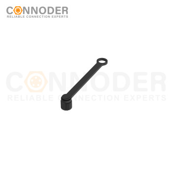 M5 Male connector Plastic dust cover,IP67 Locked state