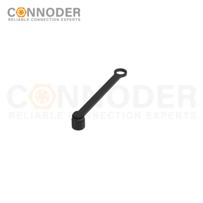 M5 Male connector Plastic dust cover,IP67 Locked state