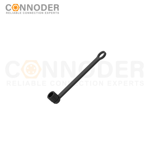 M5 Male connector Plastic dust cover,IP67 Locked state