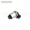 M12 B code Female Angle Circular Connector-Panel Mount, PCB Dip-solder Connection,M12x1.0,