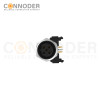 M12 B code Female Angle Circular Connector-Panel Mount, PCB Dip-solder Connection,M12x1.0,