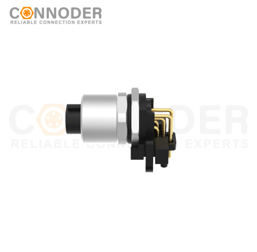 Wholesale M12 B Circular Connector l 5 Pin Panel Mount, PCB Dip-solder Connection,M12x1.0,