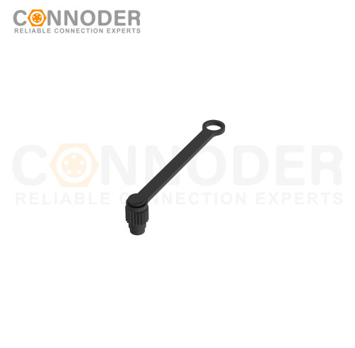 M5 Female connector Plastic dust cover,IP67 Locked state