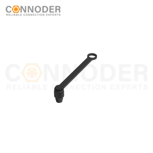 M5 Female connector Plastic dust cover,IP67 Locked state