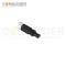 M12 B code Female Cable Connector-Straight Overmolded Cable,UL, PUR, black,Solder Connection,Custom