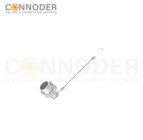 M9 Male connector metal dust cover,IP67 Locked state