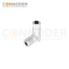 M12 B code Female Right Angle Circular Connector-Metal Assembled,Field Wireable,Solder Connection,Shielded