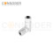 M12 B code Female Right Angle Circular Connector-Metal Assembled,Field Wireable,Solder Connection,Shielded
