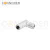 M12 B code Female Right Angle Circular Connector-Metal Assembled,Field Wireable,Solder Connection,Shielded