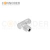 M12 B code Female Right Angle Circular Connector-Metal Assembled,Field Wireable,Solder Connection,Shielded