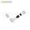 M12 B code Female Right Angle Circular Connector-Metal Assembled,Field Wireable,Solder Connection,Shielded