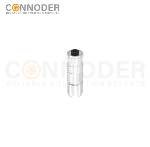 Wholesale M12 B Circular Connector l 5 Pin Female Metal Assembled,Field Wireable,Solder Connection,Shielded